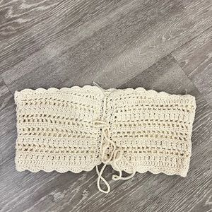 Urban outfitters crocheted crop top